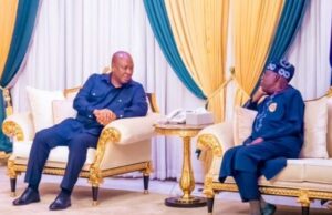 PHOTOS: Ghanaian president-elect Mahama pays courtesy call on Tinubu